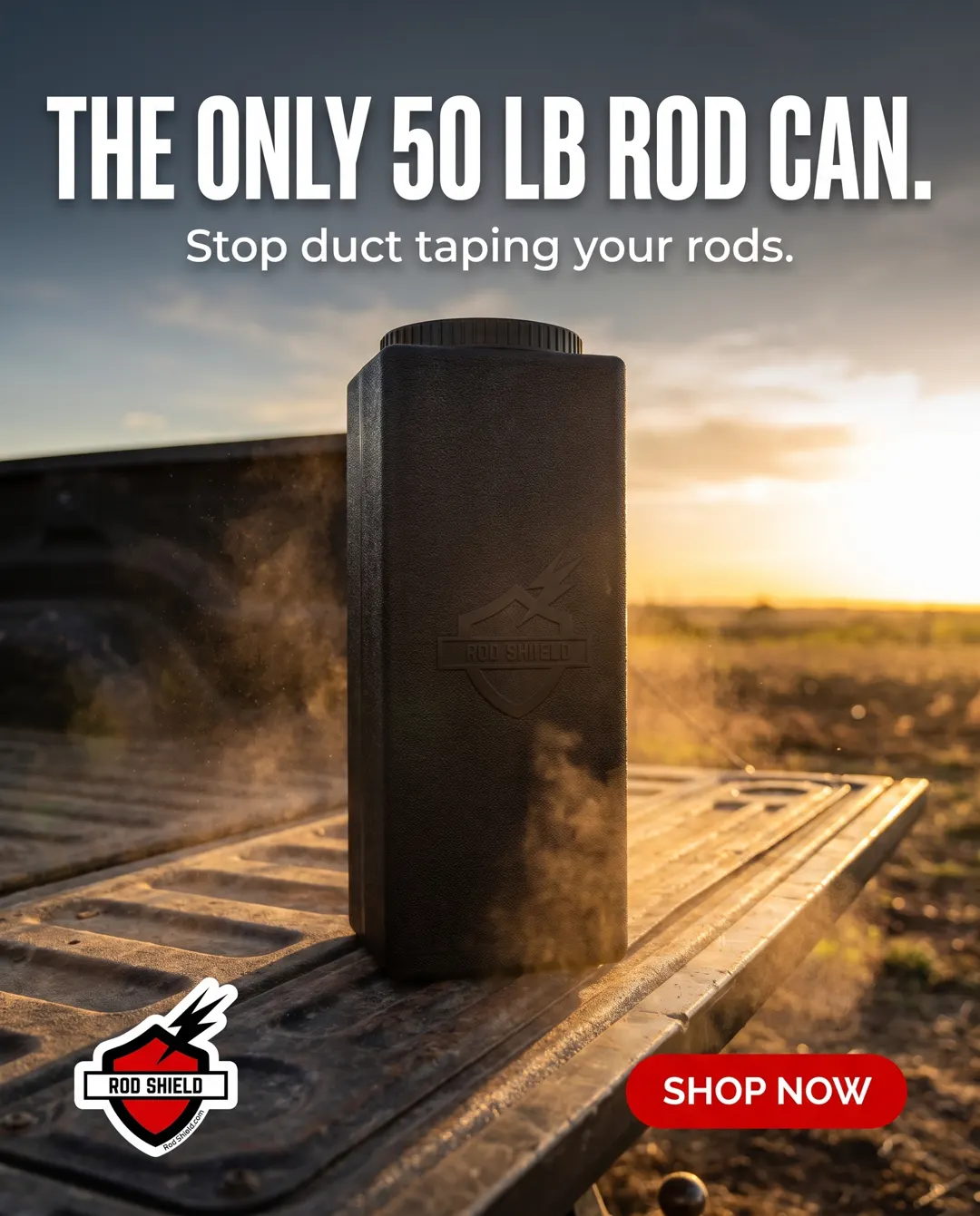 The only 50 lb rod can