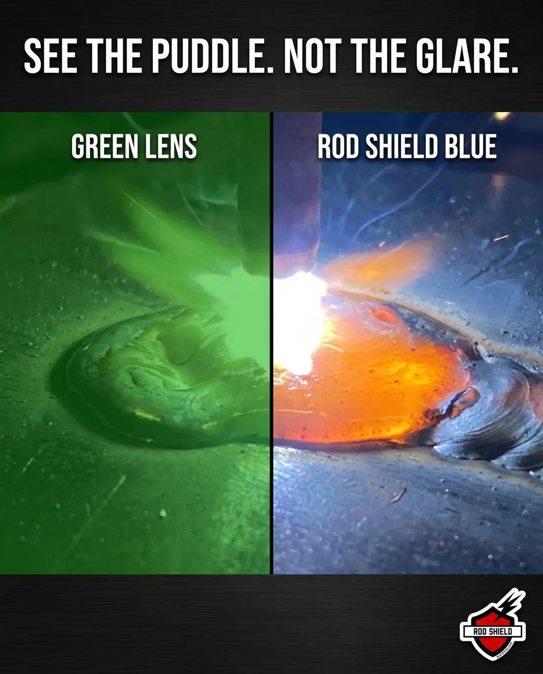 See the puddle, not the glare