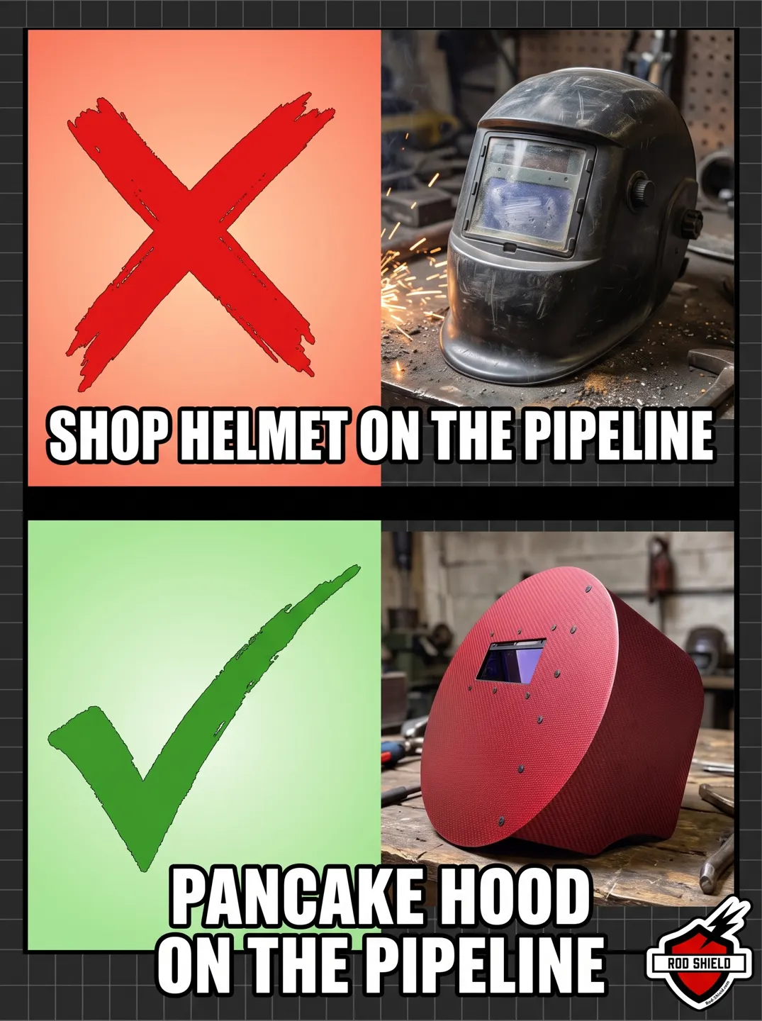 Shop helmet vs pancake
